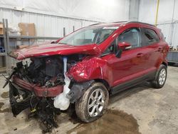 Salvage cars for sale at Milwaukee, WI auction: 2018 Ford Ecosport SE