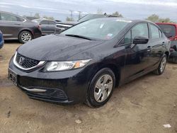 Salvage cars for sale from Copart Elgin, IL: 2015 Honda Civic LX