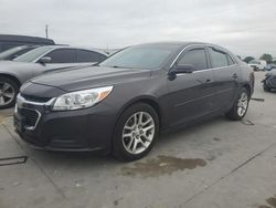 Salvage cars for sale from Copart Grand Prairie, TX: 2015 Chevrolet Malibu 1LT