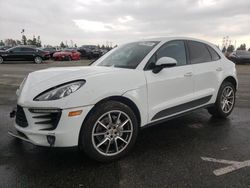 Salvage cars for sale from Copart Rancho Cucamonga, CA: 2015 Porsche Macan S