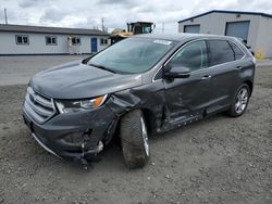Salvage cars for sale at Airway Heights, WA auction: 2018 Ford Edge Titanium