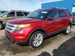 Salvage cars for sale at Woodhaven, MI auction: 2015 Ford Explorer XLT