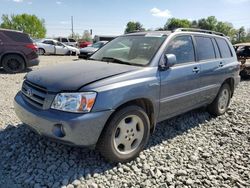 Toyota Highlander Limited salvage cars for sale: 2005 Toyota Highlander Limited