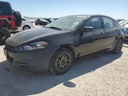 Salvage cars for sale from Copart San Antonio, TX: 2015 Dodge Dart SE