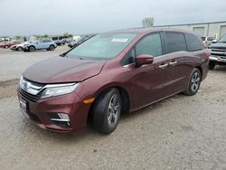Salvage cars for sale from Copart Kansas City, KS: 2018 Honda Odyssey Touring