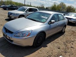 Salvage cars for sale from Copart Hillsborough, NJ: 2003 Honda Accord LX