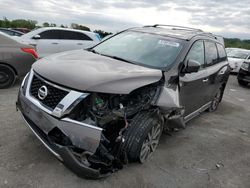 Salvage cars for sale at Cahokia Heights, IL auction: 2016 Nissan Pathfinder S