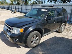 Vehiculos salvage en venta de Copart Riverview, FL: 2010 Ford Escape Limited