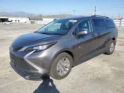 Salvage cars for sale at Sun Valley, CA auction: 2022 Toyota Sienna LE