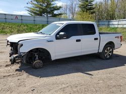 Salvage cars for sale from Copart Davison, MI: 2019 Ford F150 Supercrew