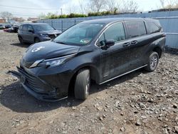 Salvage cars for sale at Marlboro, NY auction: 2021 Toyota Sienna LE