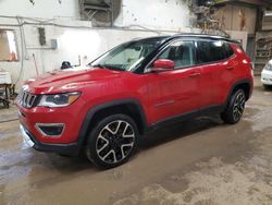 Salvage cars for sale at Casper, WY auction: 2017 Jeep Compass Limited
