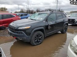 Jeep Cherokee salvage cars for sale: 2015 Jeep Cherokee Trailhawk