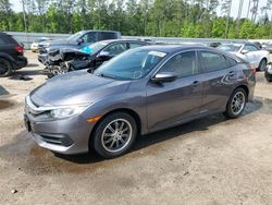 Salvage cars for sale at Harleyville, SC auction: 2016 Honda Civic LX