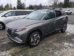 Salvage cars for sale at Graham, WA auction: 2022 Hyundai Tucson SEL