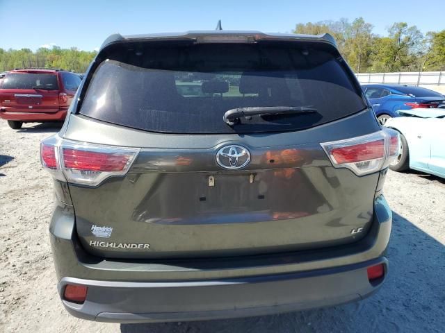 2016 Toyota Highlander LE