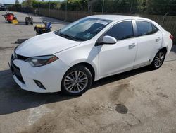 Vehiculos salvage en venta de Copart San Martin, CA: 2014 Toyota Corolla L