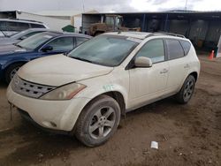 Salvage cars for sale from Copart Brighton, CO: 2003 Nissan Murano SL