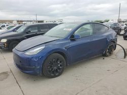 Salvage cars for sale at Grand Prairie, TX auction: 2021 Tesla Model Y