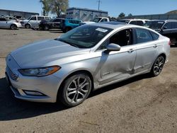 Salvage cars for sale from Copart Albuquerque, NM: 2017 Ford Fusion SE Hybrid