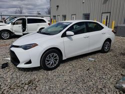 Salvage cars for sale from Copart Appleton, WI: 2018 Toyota Corolla L