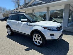 Salvage cars for sale at North Billerica, MA auction: 2012 Land Rover Range Rover Evoque Pure Premium