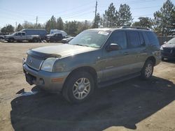 Salvage cars for sale from Copart Denver, CO: 2002 Mercury Mountaineer