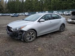 Salvage cars for sale from Copart Graham, WA: 2020 KIA Forte FE