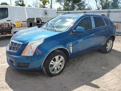 Salvage cars for sale at Riverview, FL auction: 2010 Cadillac SRX Luxury Collection