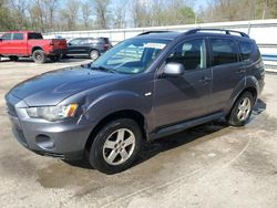 Salvage cars for sale from Copart Ellwood City, PA: 2010 Mitsubishi Outlander ES
