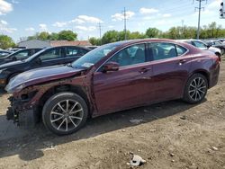 Salvage cars for sale from Copart Columbus, OH: 2016 Acura TLX Tech