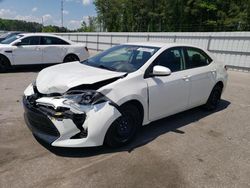 Salvage cars for sale at Dunn, NC auction: 2019 Toyota Corolla L