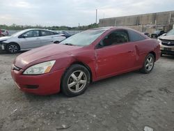 Salvage cars for sale from Copart Fredericksburg, VA: 2003 Honda Accord EX