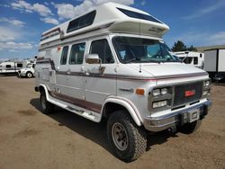 Salvage trucks for sale at Littleton, CO auction: 1993 GMC Rally Wagon / Van G3500