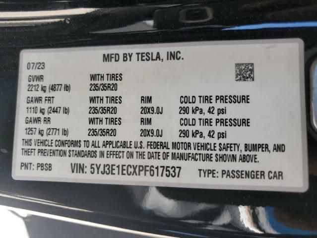 2023 Tesla Model 3