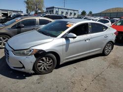 Hyundai salvage cars for sale: 2017 Hyundai Elantra SE