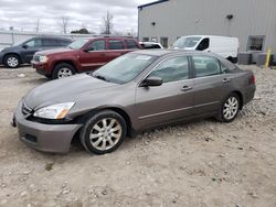 Salvage cars for sale from Copart Appleton, WI: 2006 Honda Accord EX