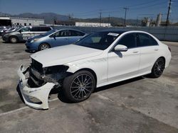 Vehiculos salvage en venta de Copart Sun Valley, CA: 2015 Mercedes-Benz C 300 4matic