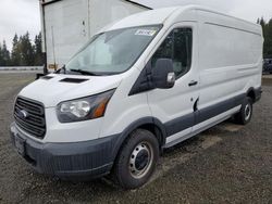 Salvage trucks for sale at Arlington, WA auction: 2015 Ford Transit T-250