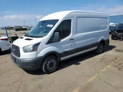 Salvage trucks for sale at Woodhaven, MI auction: 2016 Ford Transit T-250