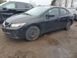 Salvage cars for sale from Copart Bowmanville, ON: 2015 Honda Civic LX