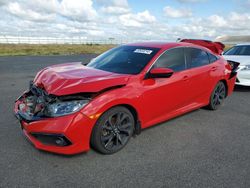 Vehiculos salvage en venta de Copart Sacramento, CA: 2019 Honda Civic Sport