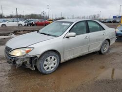 Salvage cars for sale from Copart Woodhaven, MI: 2004 Toyota Camry LE
