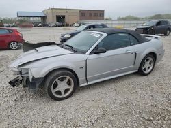 Salvage cars for sale from Copart Kansas City, KS: 2002 Ford Mustang GT