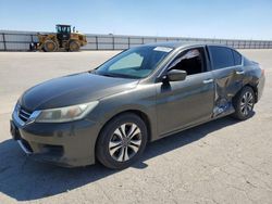 Salvage cars for sale from Copart Fresno, CA: 2014 Honda Accord LX