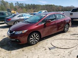 Honda salvage cars for sale: 2015 Honda Civic EXL