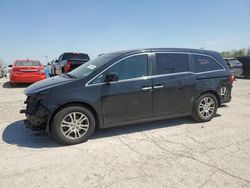 Salvage cars for sale at Indianapolis, IN auction: 2012 Honda Odyssey EXL