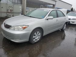Salvage cars for sale at New Britain, CT auction: 2002 Toyota Camry LE
