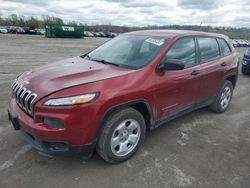 Salvage cars for sale at Cahokia Heights, IL auction: 2015 Jeep Cherokee Sport