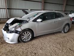 Salvage cars for sale at Houston, TX auction: 2016 KIA Forte EX